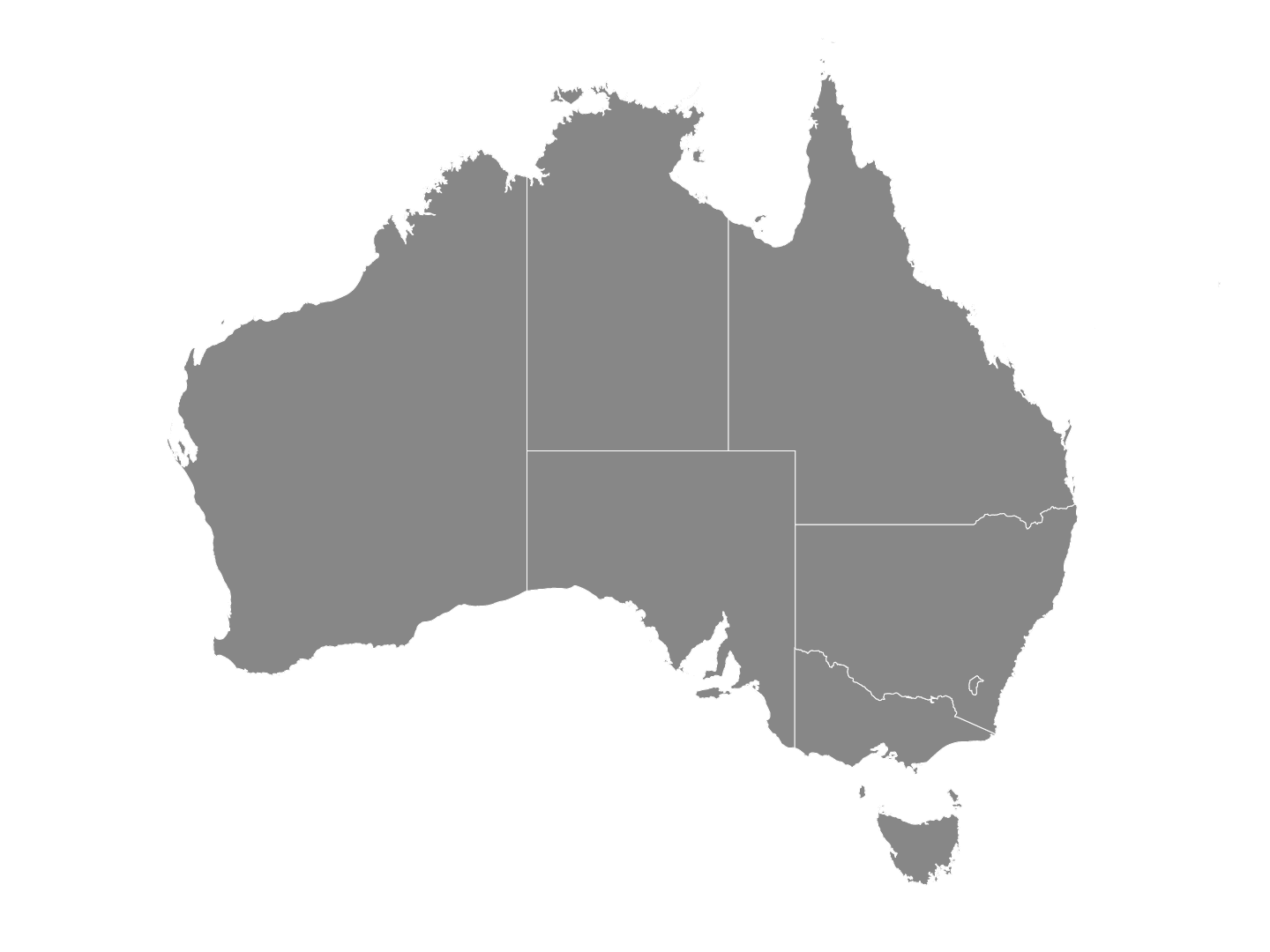 Map of Australia